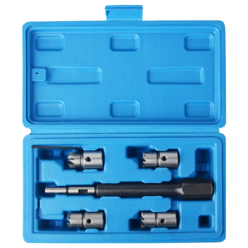 DAYUAN 5-Piece Diesel Injector Sealing Seat Tool Cutter Set Injectors