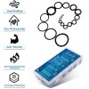 ZDBB 1010 Pcs Rubber O Rings Kit 22 Size Universal