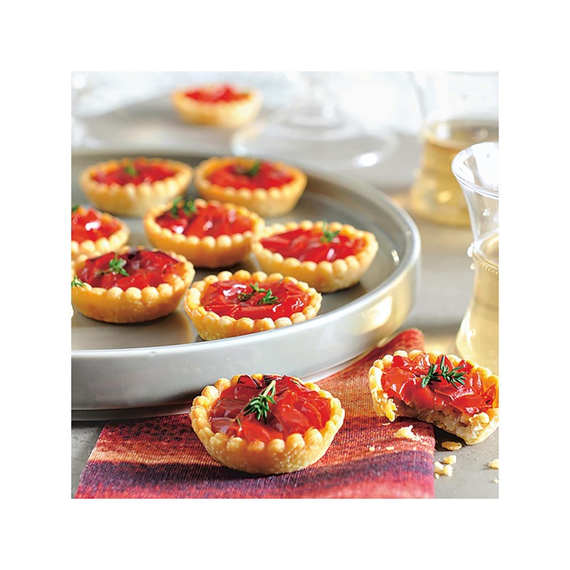 VOIRBLEU Silicone Tart Mold for Baking, Mini Tart Pan, 2