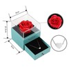 AFSTALR Ewige rose Infinity Rosen mit Rote Rosen Geschenkbox, Eternal