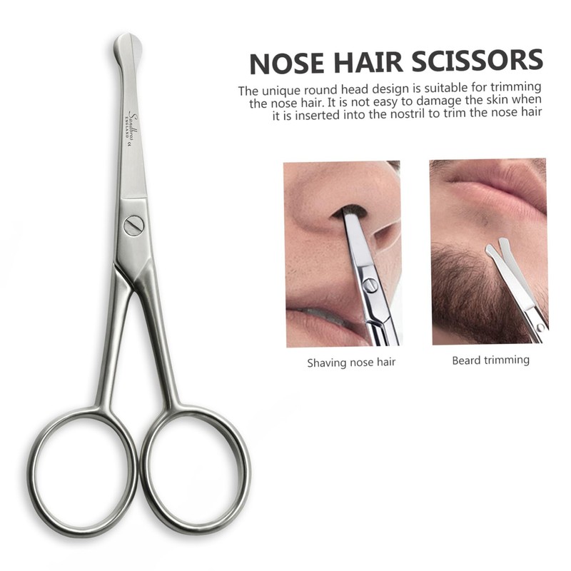 Premium Grooming Shears with Rounded Safety Tips Face and Paw