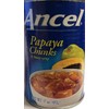 Ancel Papaya Chunks In Heavy Syrup, 17 Ounce