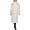 Karl Lagerfeld Paris Women's Wool Coat, Oversized Drop Shoulder White