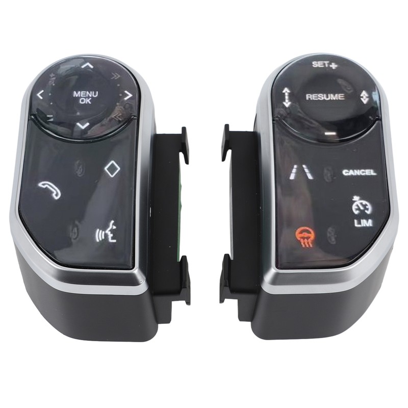 Pair of Car Steering Wheel Buttons Key Control Switch for