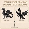 41" Large Dragon Wind Chime with Moving Spring Wings, Windchime