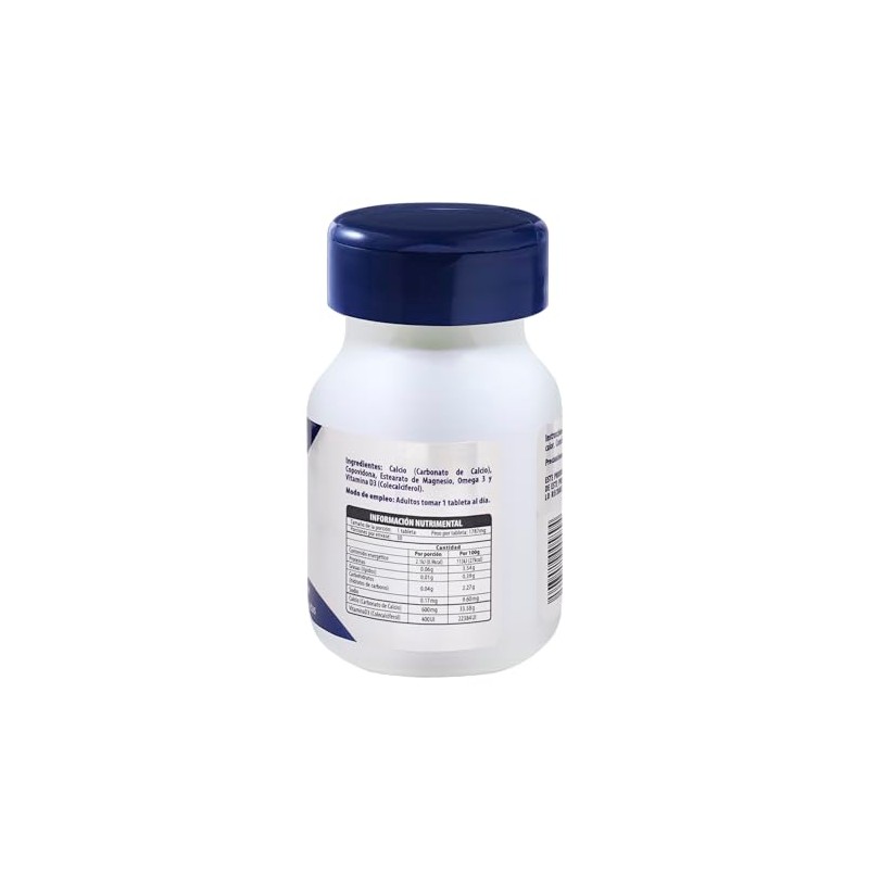 CALCIO | Carbonato de Calcio con Vitamina D3 y Omega