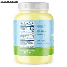 Carrington Farms Ghee 54 oz. | Pure, High-Quality Clarified Butter