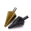 Mengshen HSS Step Drill Bit Set 10-45mm Spiral Flute, Triangle