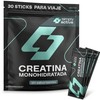 Creatina Monohidratada en Polvo - 30 Sticks Individuales | Sin