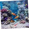 ABOOFAN 5pcs Realistic Koi Fish Models for Aquarium Decoration Vibrant