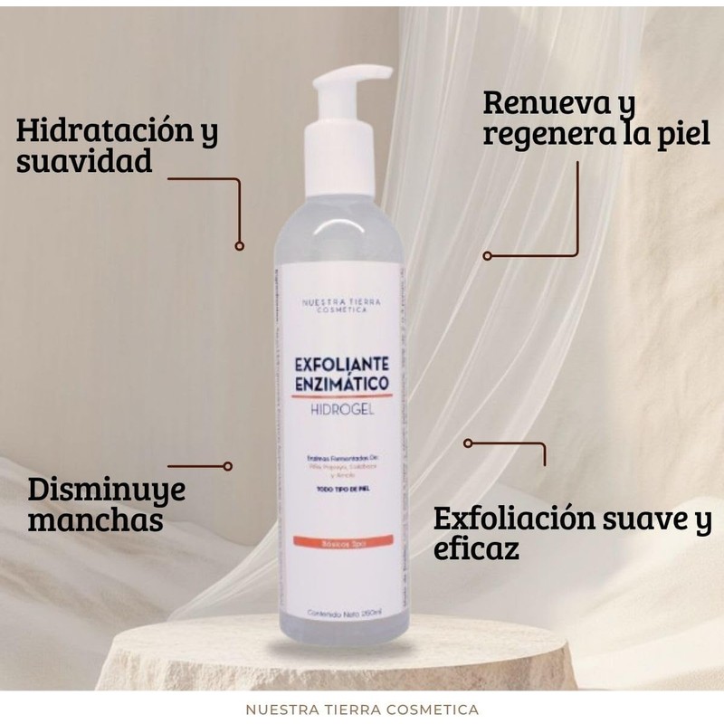 Exfoliante Enzimático Hidrogel 250ml -no Abrasivo-