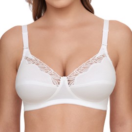 Susa Women's Bra White Weiß (003) 38CC (Brand size : 85C)