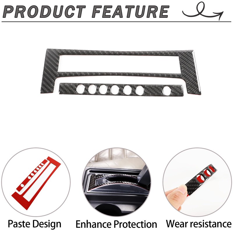 Lcojicep Gear Shift Panel Cover Trim Compatible with Hummer H2