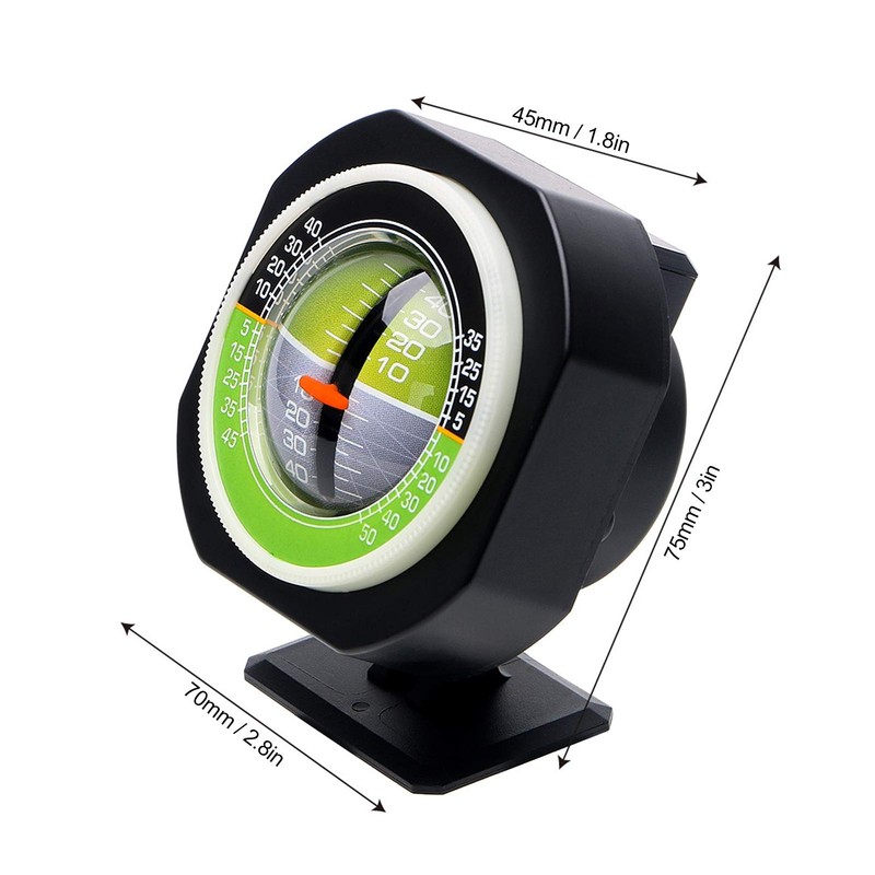 Car Inclinometer Adjustable Viewing Angle Gradient Balancer for Truck, RV,