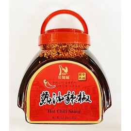 Chili Sauce,Szechuan Flavor Hot Chili Sauce, Traditional Recipe, 1 LB 8.69 OZ 熟油辣椒