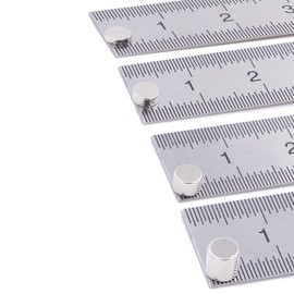 Brudazon 60 Mini Disc Magnets Set 4 x 1 mm + 4 x 2 mm + 4 x 3 mm + 4 x 4 mm N52 Strongest Level - Neodymium Magnets Ultra-Strong Power Magnet for Model Making / Crafts Magnetic Disc Extra Strong