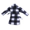 E-TING Santa Clothing Bathrobe Christmas Accessories for elf Doll (Black