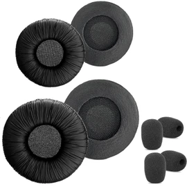 Ear Cushions for VXI BlueParrott Headset Replacement EarPads Compatible with VXI BlueParrott B250-XTS B250-XTB250 B150 Headsets (4 Pack)