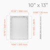 10x13 Inch White Access Panel for Drywall – ABS Plastic
