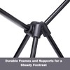 Universal Camping Chair Foot Rest, Freestanding and Folding Design with