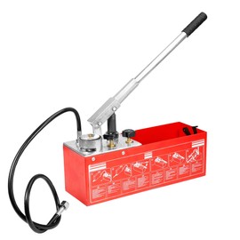 BEAMNOVA Hydrostatic Test Pump 3.17 Gallon Hydraulic Manual Water Pipe Leakage Pressure Tester Kit with Gauge Tank