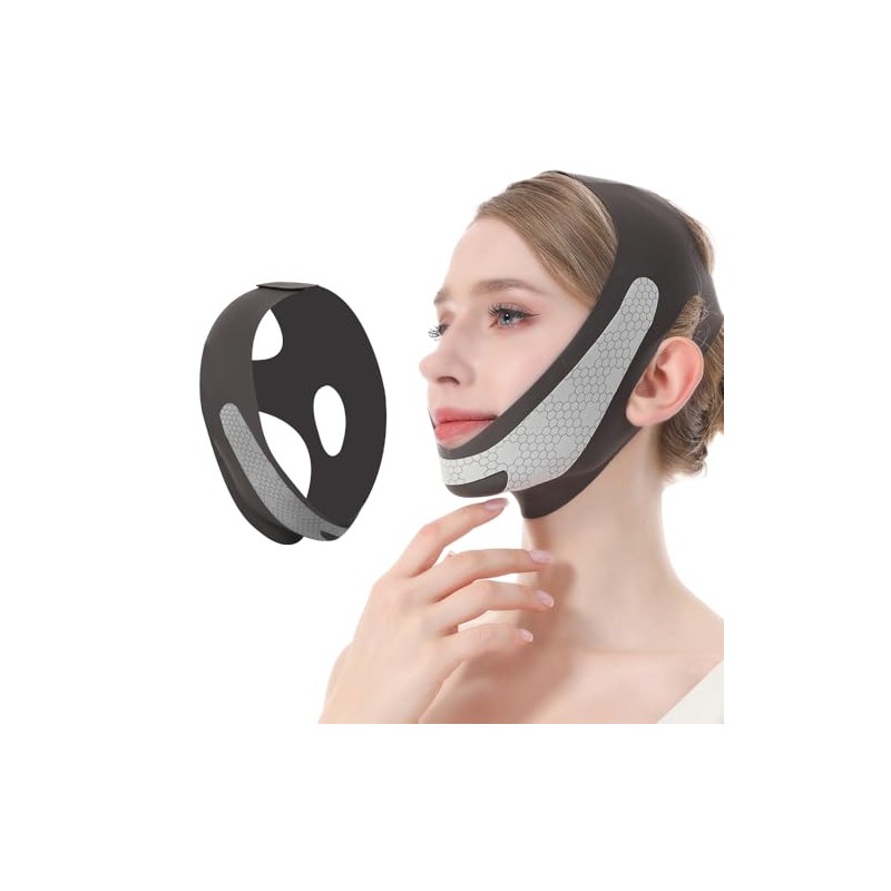 Mascarilla lifting V Line de grafeno, correa lifting facial para