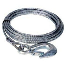 Auto Crane Cable, Wire 1/4" Dia 25 Foot Long