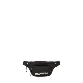 KARL LAGERFELD JEANS Men's Utility Coated Bumbag, black