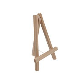 CRAFTY CAPERS Wood Easel Display Stand, Natural, 19 x 25cm