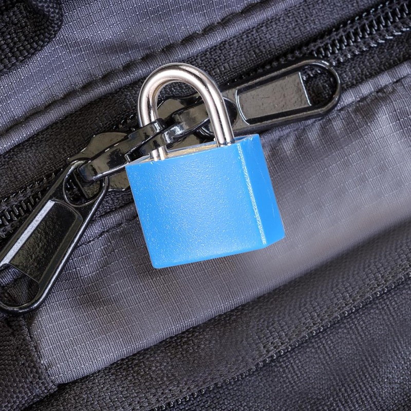 Luggage Lock 4Pcs Padlock with Key Suitcase Lock Locks with