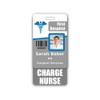 Charge Nurse Badge Buddy Vertical w/Height & Weight Conversion Charts