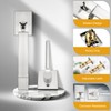 Probrico Heavy Duty Front Door Handleset, Modern Square Exterior Passage