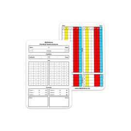 MyReferee Referee Game Note Cards Handball Seniors Pack of 100 New Generation