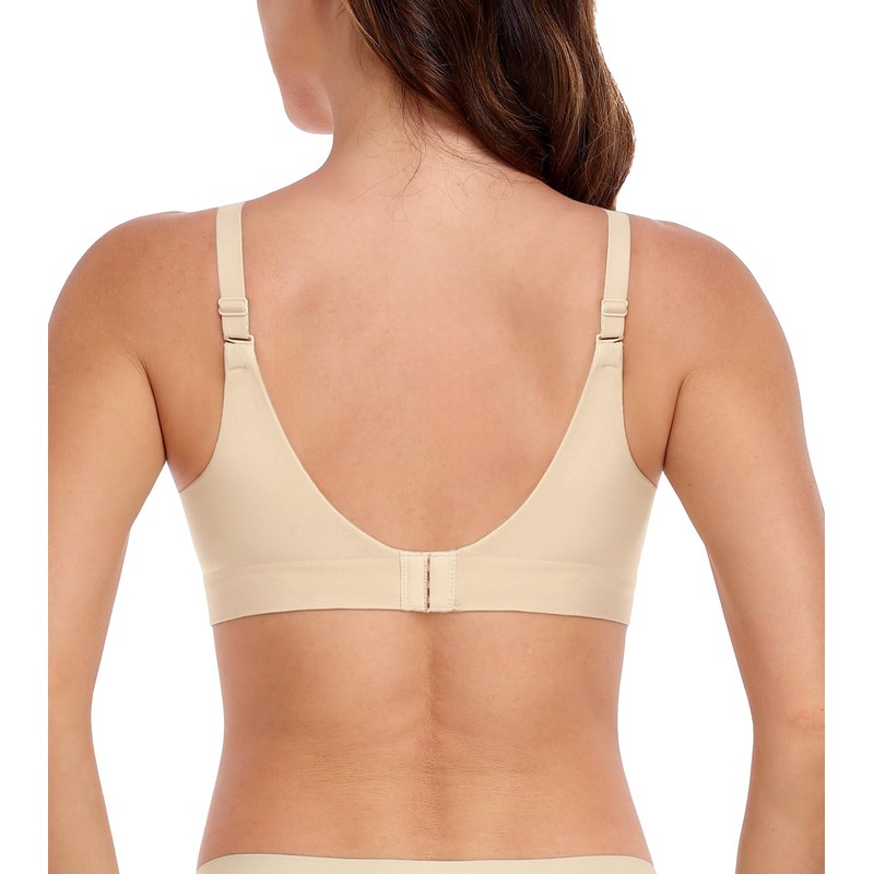 Curyon Women's Seamless Wireless Bra without Underwire Comfort Push-Up Seamless