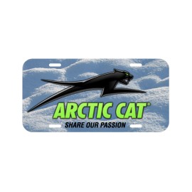 Arctic Cat License Plate Vehicle Auto Tag Snowmobile Snow Sled FREE SHIPPING