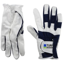 Turf Design TDGL-2170 Golf Gloves, White/Navy, S, multicolor (white / navy)