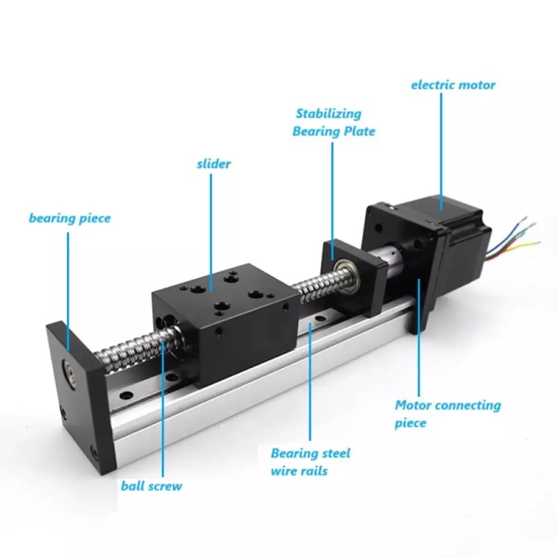 LD-Teem SGX 볼 스크류 슬라이드 테이블 선형 가이드 CNC 스테이지