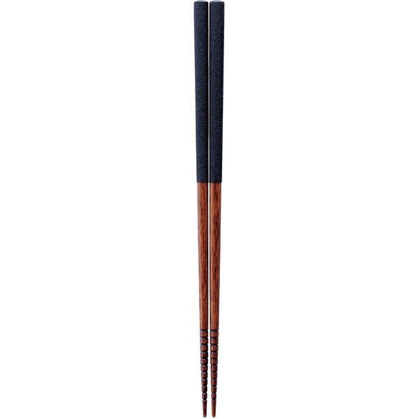 Freshwater Chopsticks Jagged 乾漆 Dishwasher Safe 23 cm Black 111308