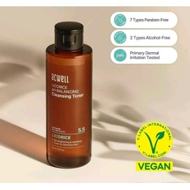 ACWELL 2 - NEW ACWELL 5.5 Licorice pH Balancing Cleansing Toner 150 ml. RENEWED VERSION