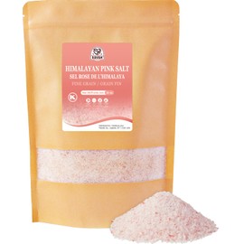 52USA Himalayan Pink Salt Fine, Fine Salt 2 lb, Pink Himalayan Sea Salt, 80+ Minerals and Electrolytes, Sea Salt, No Artificial Colors, No Additives, No Gluten, Rock Salt for Grinder Refill, Kosher Salt