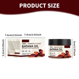 FunnAura Raw Batana Oil for Hair Growth, Organic Batana Oil for Hair Growth Prevent Hair Loss for Men Women