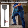 3.9 Inch Wide Tile & Removing Tile and Stone Chisel