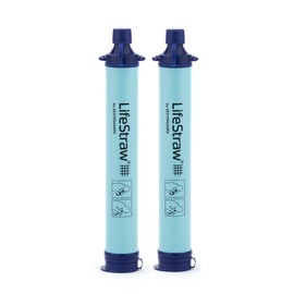 LifeStraw - Filtro de agua personal para senderismo, acampada, viajes y preparación para emergencias (paquete de 2)