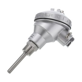 MECCANIXITY PT100 1/2" NPT RTD Thermocouple Stainless Steel Temperature Sensor Probe Terminal Head -50 to 420C, 8x50mm