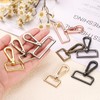 sourcing map 10pcs Metal D Ring Lobster Claw Clasps 1.02"
