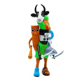 GNHG Italian Brainrot Figures, Funny Tung Sahur Toy Figures for Children and Adults, Tralalero Tralala & Lirili Larila Internet Memes for Brain Red Fans, Gift for Fans (B)