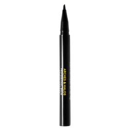 Arches and Halos Angled Bristle Tip Waterproof Brow Pen - Charcoal for Women 0.051 oz