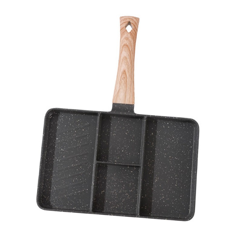 Divided Grill Maifan Stone Coating Aluminum Uniform Heating Anti Stick