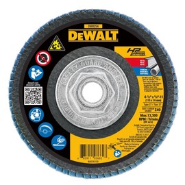 DEWALT DW8254 4-1/2-Inch by 5/8-Inch-11 40g XP Flap Disc