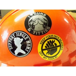 Unbranded/Generic 3 Hard Hat Stickers Stripper Dick Beaters Sexy Hot Funny Bump Cap Helmet Decals